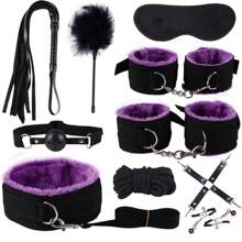A Purple-Themed BDSM Lingerie Set Designed For Couples Passionate About SM And Dominance-Submission Training. Featuring Multiple Style Options, It Suits Both Experienced BDSM Enthusiasts And Couples New To Exploring SM.