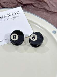 发夹 5 件可爱迷你运动发夹（篮球、足球、棒球、乒乓球），节日送给她的完美礼物发饰优雅爪夹，学校用品，大学