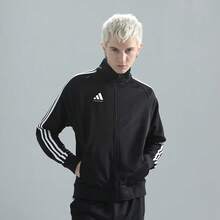Adidas 男士经典三条纹舒适休闲运动夹克外套，TR30JT-BW-1 - TR30JT-BW-1 - 查看 4
