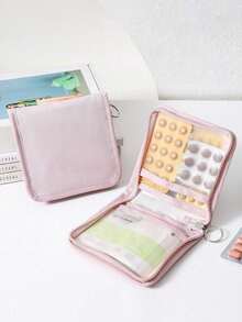 多功能布艺小药包，便携便携式医疗应急包，户外旅行药包，宿舍应急药品收纳包（多色可选），波西米亚风