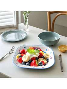 Marvel 1 Stück offiziell lizenzierte Marvel Avengers Serie Dinner Teller, neuartige coole Iron Man Dekorationen, unzerbrechliches Spinne-Man Geschirr, glatte Ornamente, Film-Zubehör, Geburtstagsgeschenk