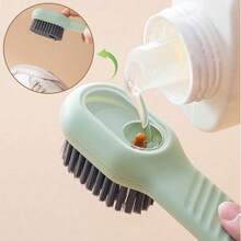 1pc Creative Shoe Brush, Multi-Function Special Brush, Shoe Washing Tool With Soft Bristles That Do Not Hurt Shoes, Household Laundry Brush, Liquid Shoe Brush, No Electricity Required, Very Suitable For Bathroom, Kitchen, Laundry Room Cleaning, Multi-Function Shoe Brush With Integrated Soap Box, Used To Easily Clean Shoes