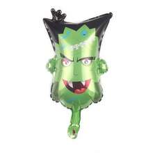 10pcs Random Mini Halloween-Themed Foil Balloons For Halloween Party Decoration - Multicolor - View 6