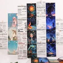 1 本 20 件旅行梦想记录系列贴纸书，女孩 PET 模切贴纸书，梦幻主题日记 DIY 装饰，回到学校