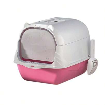 UNA MASCOTA Arenero Ear Para Gatos Antiolores Puerta Palita Y Filtro