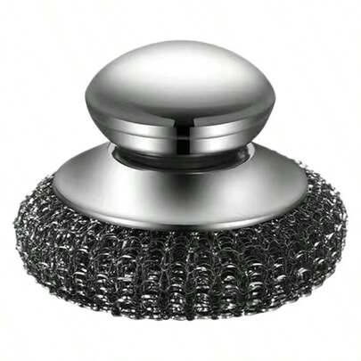 Stainless Steel Wire Scrub Sponge, Household Use Easy Clean Pot Pan Dish Cleaning Ball, Durable And Convenient