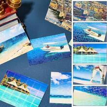 36 Sheets A4 Holographic Paper Sticker Transparent Waterproof Self Adhesive Film 11.X 8.3 Inches (Gem,, Colorful,) - 線條,格子,煙火,齒輪,花,五角星 - 查看 5