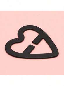 1/4 piezas Clips de correa de sujetador de unicolor antideslizante, ganchos de sujetador con forma de corazón de plástico, evitan que las correas del sujetador se deslicen hacia abajo cuando sales de la escuela