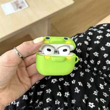 形 3D 硅胶软壳，适用于 Apple 4/3、Galaxy Buds 3/3 Pro - 綠色 - 查看 9