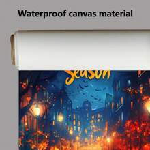 1 Piece,Featuring Halloween And Portrait Design, Modern Frameless Art Decoration Painting, Printed Posters Mural, Waterproof Canvas,Suitable For Home, Office, Bedroom, Living Room, Study, Bathroom, Bar, Wall Arts And Home Decoration, Is An Ideal Holiday Gift
