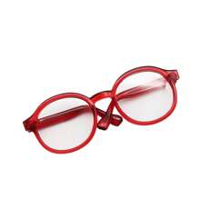 1PC (Accessories Only) 17cm Summer Versatile Glasses Sunglasses Multi Color Matching Transparent Glasses