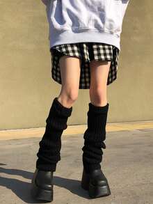 40/70cm 1/2pairs Lolita Leg Warmers Women Long Socks Wool Knitted Foot Cover Arm Warmer Y2K Autumn Winter Socks Boot Cuffs Stockings ﻿