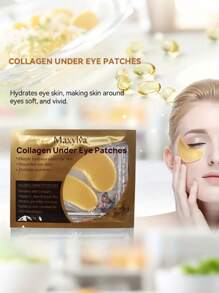 10/6/2pcs Hyaluronic Acid Eye Masks, Collagen Eye Masks, Gold Deep Moisturizing Eye Masks, Gold Collagen Hydrogel Eye Pads, Eye Contour Stickers, Beauty Tools And Supplies, Lash Extension Kits, Collagen Eye Patches - Hydrating And Moisturizing, Aloe Vera Non-Alcohol Crystal Face Mask