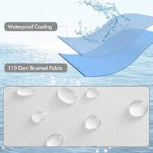 24x24 Outdoor Pillows, Pack Of 2 Water Resistant Waterproof Pillow Inserts Decorativestuffer For Sofa Couch Patio And Garden - None - View 6