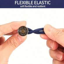 1/3/5pcs Denim Waist Extender, Adjustable Waist Buckle; Denim Waist Extender, Random Style & Color, No Sewing Required, Easy To Use, No Tools Needed, Perfect Elastic Fit, Extends Length 0.71 Inches - Multicolor - View 10