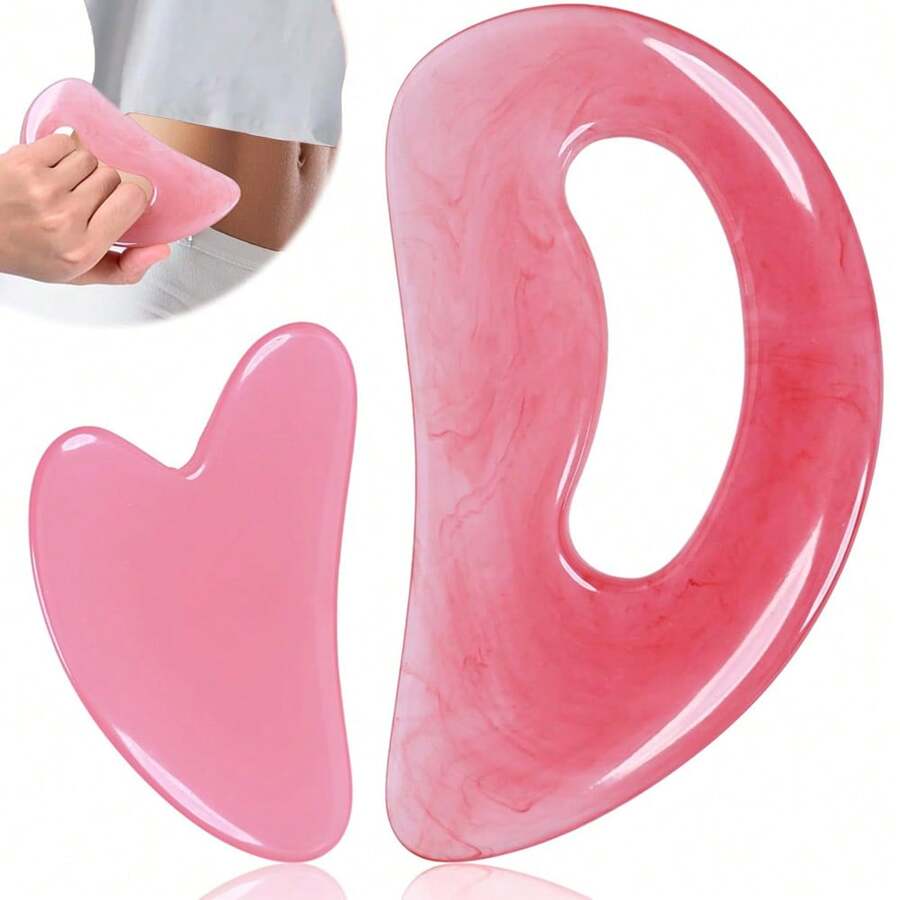 Body Gua Sha Tools Resin Guasha Tool For Body Body Massage Tools For Face,Back, Legs, Women's Body Shaping Tools Perfect Gift For Men And Women - Multicolor - View 1