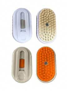 1 Pieza Peine vaporizador y masaje para mascotas, limpiador de pelo flotante para gatos y perros, sin necesidad de bañar, peine vaporizador de masaje sin enjuague, cepillo de un solo toque, carga USB, adecuado para gatos y perros, herramientas de cuidado diario, herramientas portátiles de acicalado de pelaje
