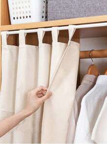 1/2pcs Punch-Free Multi-Functional Telescopic Rod, Simple Installation, Perfect For Bathroom Shower Curtain Rod, Balcony Drying Rod, Wardrobe Hanging Clothes Rod, Door Window Hanging Curtain Rod, Curtain Rod Holder, Bathroom Accessories Home Bathroom Decor Summer