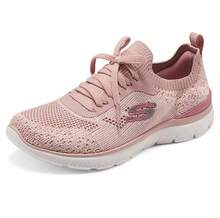 Skechers 女鞋網面透氣健步鞋舒適防滑低幫休閒鞋