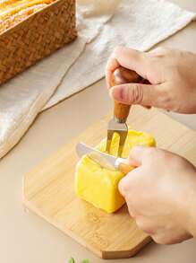 1pc/3pcs Butter Knife, Spread Knife For Spreading Peanut Butter, Jam, Mini Butter Knife, Cheese Knife, Standing Design