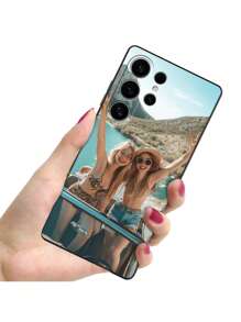1pc Personalized Anti-Drop High-Definition Glass Phone Case, Compatible With Samsung S24/S24Plus/S24FE/S24Ultra, S25/S25Plus/S25Ultra/S25Edge And Other Android Phone Models