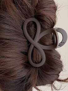 2pcs Women Fashion Elegant Casual Cute 3.3in/8.5cm Black/Coffee Bow Hair Clips, Suitable For Daily Commute, Vacation, Decoration, Makeup, Party, Holiday Gift, Hair Accessories Hair Claw