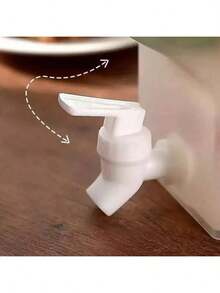 1 件装带水龙头的塑料饮料分配器，大容量饮用水容器，带水龙头，适用于冰箱，茶/柠檬水壶，家居用品