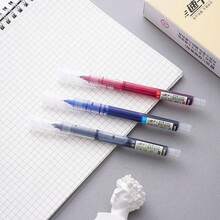 6-15PCS/Bút mực nước thẳng nhiều màu Bút thử khô nhanh Bút gel dung tích lớn viết trơn 0,5mm Mực đen xanh đỏ Bút bi văn phòng học sinh Văn phòng phẩm Bút bi lăn - nhiều màu - Xem 24