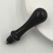 1pc Retro Wooden Sealing Wax Stamp Handle, Sealing Wood Handle Stamp Head Replaceable Handle For DIY Handmade Art Crafts Wedding Invitations,Back To School,School Supplies