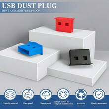 10 PCS USB Dust Cap PlugsUSB TypeA Dust Plugs USB Cap Port Protectors Dust Cap Protector Plug Caps For USB A Female Ports Transparent Fr5sge5ah2 - Transparent - View 2