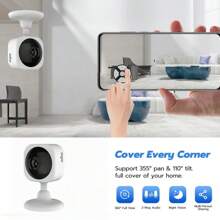 Fashionable Mini-Sized Camera, 1080P High-Definition Pixels, 2.4G Wireless WiFi Smart Home Security Camera, Indoor Card Camera, Full-Color Night Vision Function, Motion Alarm And Remote Viewing Function, USB Data Cable Power Supply, Motion Alarm System, Indoor/Outdoor Monitoring System, Pet Caregiver.