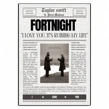 1/3/6 件装报纸印刷品，墙面艺术，复古杂志海报，浴室墙面装饰画，宿舍复古装饰，家居装饰，无框墙面装饰 - 黑與白 - 查看 36