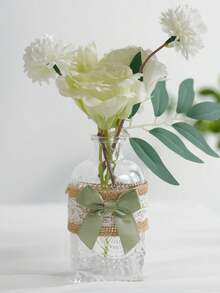 10/12pcs Self-Adhesive Satin Bows Ribbon For Gift Packaging Pink Beige Green Bow Gift Wrapping Accessories For Birthdays, Weddings Party Decorations Colorful Ribbon Bows - Bow Accessories - View 5