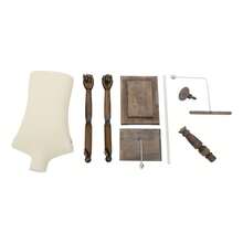 Men's Clothing Rack Men's Clothing Supports, Height Adjustable Clothes Rack With Removable Shoe And Trouser Racks Suitable For Clothing Stores Etc. - Beige+Brown - View 10