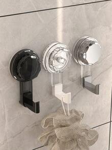 1pc Strong Vacuum Suction Cup Hook - No-Drill, Easy Install Wall Mount For Bathroom & Kitchen Storage, Storage Rack, Wall Hook, Storage Hook, Kitchen Accessories, Bathroom Accessories, Bedroom 1pc Strong Vacuum Suction Cup Hook - No-Drill, Easy Install Wall Mount For Bathroom & Kitchen Storage, Storage Rack, Wall Hook, Storage Hook, Kitchen Accessories, Bathroom Accessories, Bedroom Accessories - Multicolor - View 13