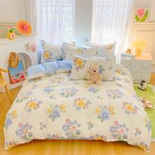 Fabric Decorating Kits - The Gentle Language Of Flowers - Blue [suitable for Sleeping Naked] - View 9