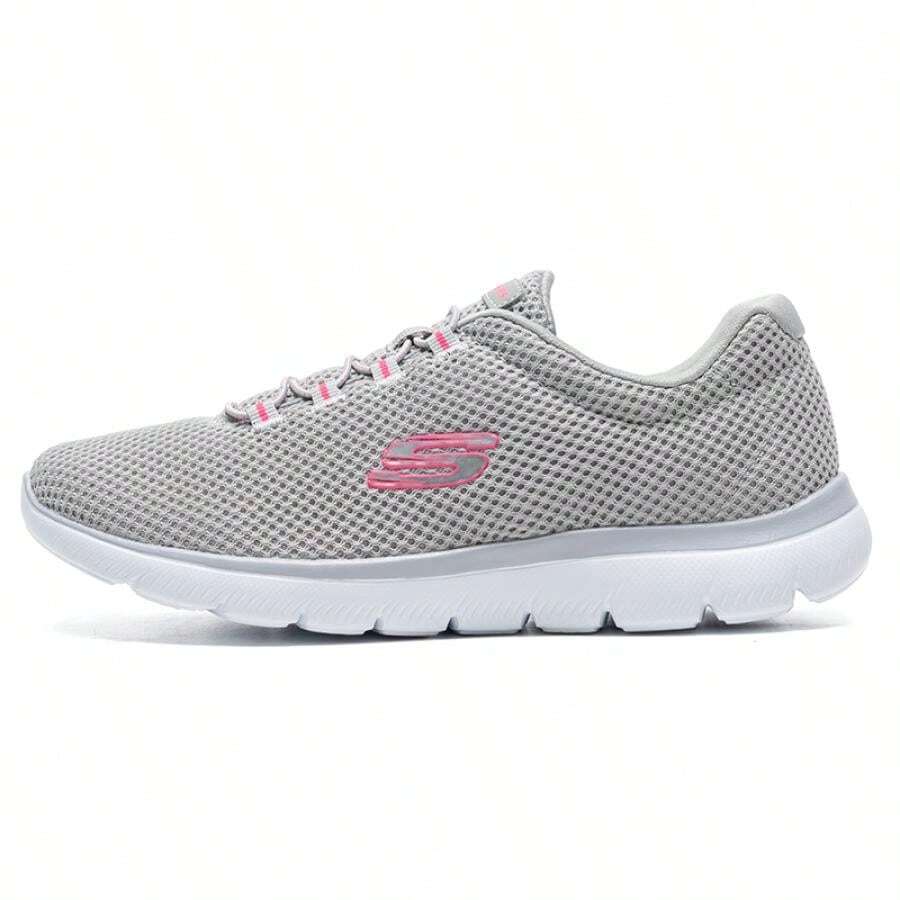 Skechers Zapatos de caña baja para mujer, ligeros, cómodos, informales y para caminar 12985-GYHP - Gris - Ver 1