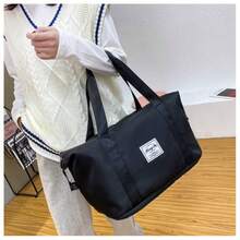 New Travel Duffle Bag, High Capacity Foldable Travel Duffel Bag Carry On Bag Gym Bag For Men And Women - Màu tím  Violet - Xem 6