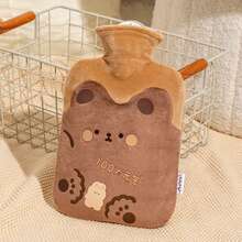 Cute Large Warmer Hot Water Bag For Period Pain Stuffed Menstrual Colic Heater Plush Hand Warmer Seed Guatero - 款式-F-1000ml - 查看 10