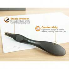 Bostitch magnetic easy staple remover color negro modelo 40000MBLK removedor grapas magnético profesional papelería oficina práctico - Negro - Ver 4