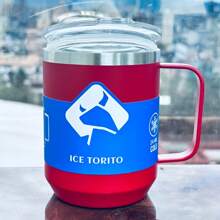 Termo para Café de Doble de Acero Inoxidable 400ml, Termo Taza Térmica para Café con Tapa Hermética y Pajita Telescópica, Taza Termica Frio y Caliente Portátil Vaso Viaje para Café, Té y Agua(Rojo) - Rojo - Ver 1