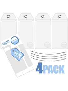 10 pièces Étiquette de bagage pour les essentiels de croisière, porte-étiquette de bagage de croisière, étiquettes de bagage de croisière transparentes pour toutes les compagnies de croisière. Essentiels de voyage, pour sac à dos de voyage, bagage, valise, fournitures scolaires, vacances, camping, accessoires de valise (19 cm * 9 cm)