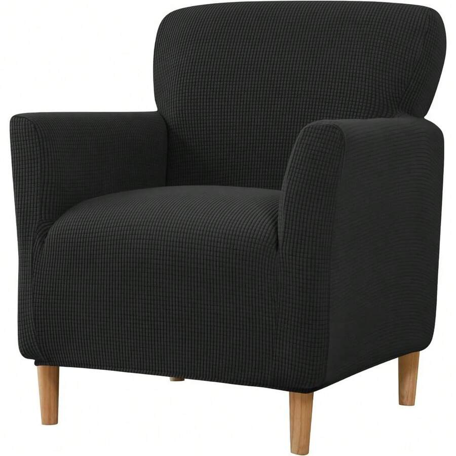 Local Delivery - Banquet Armchair Slipcover Printed Chair Covers With Arms Stretch Club Chair Slipcover Soft Armchair Sofa Covers Anti-Slip Furniture Protector For Dogs Pets Home Living Room Decor, 14 - 07 - 查看 1