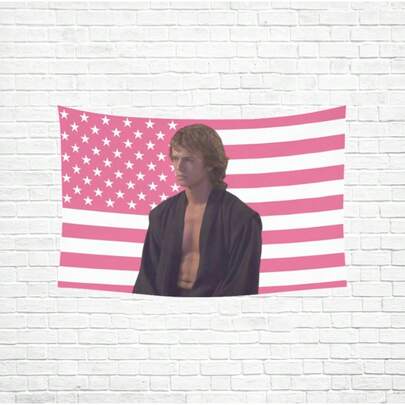 Anakin Star Skywalker Wall Tapestry Poster For College Dorm Cave Bedroom Living Room Office Party Decoration Gift