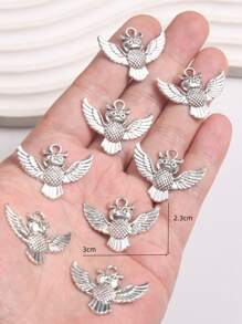 8pcs Cute Animal Shaped Zinc Alloy Pendants, DIY Jewelry Making For Necklace, Bracelet, Gift