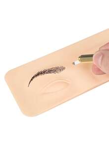 硅胶耳模型，鼻子和嘴模型，左右柔软灵活模型假耳穿孔练习，硅胶身体部件，逼真的硅胶耳模用于珠宝展示针灸人体模型教学指导 - 彩色 - 查看 6