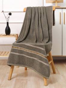 Bathroom, One Pc Simplicity Bathroom Set, Bathroom Stuff, Soft Hand Towel Bath Towel, Thickened Absorbent Towels For Bathroom, Bathroom Towel Set For Gifts Suitable For Bathroom Swimming Pool Beach.