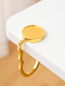 Gancho Dobrável para Pendurar Bolsas, Cabide Portátil para Chaves, Suporte de Mesa, Acessório de Viagem e Armazenamento para Uso Externo