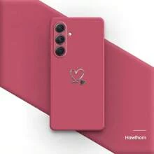Funda de TPU con diseño de corazón y amor compatible con Samsung Galaxy S25, S25Plus, S25Ultra, A16, A26, A36, A56