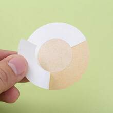 10(5Pairs)~100PCS(50Pairs) Invisible Nipple Tape Disposable Nipple Pad Tapies Nipple Cover Non-Woven Nipple Sticker Chest Stickers - Flesh-coloured - View 9